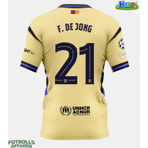 Barcelona Frenkie de Jong #21 Bortatröja 2025-26 Kortärmad